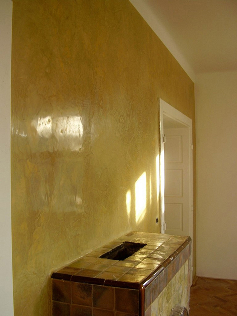 high polished earth clay venetian plaster construction projects